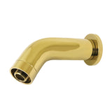 AquaElements 6-Inch Brass Shower Arm with Flange