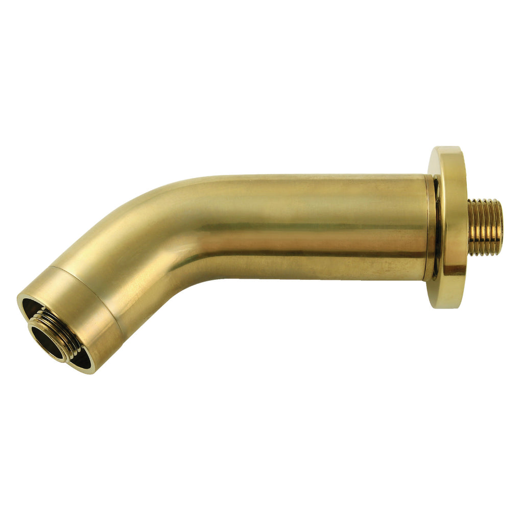 AquaElements 6-Inch Brass Shower Arm with Flange
