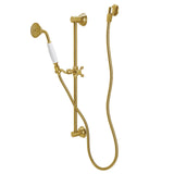 Made to Match Shower System with Slide/Grab Bar and Hand Shower