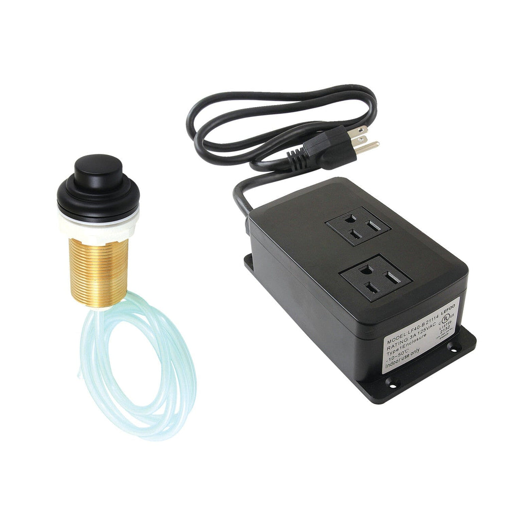 Gourmetier Dual Outlet Garbage Disposal Air Switch Kit