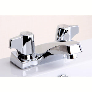 Columbia Double-Handle 2-Hole Deck Mount 4-Inch Centerset Bathroom Faucet