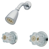 Americana Two-Handle 3-Hole Wall Mount Shower Faucet