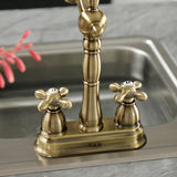 Heritage Two-Handle 2-Hole Deck Mount Bar Faucet