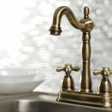 Heritage Two-Handle 2-Hole Deck Mount Bar Faucet