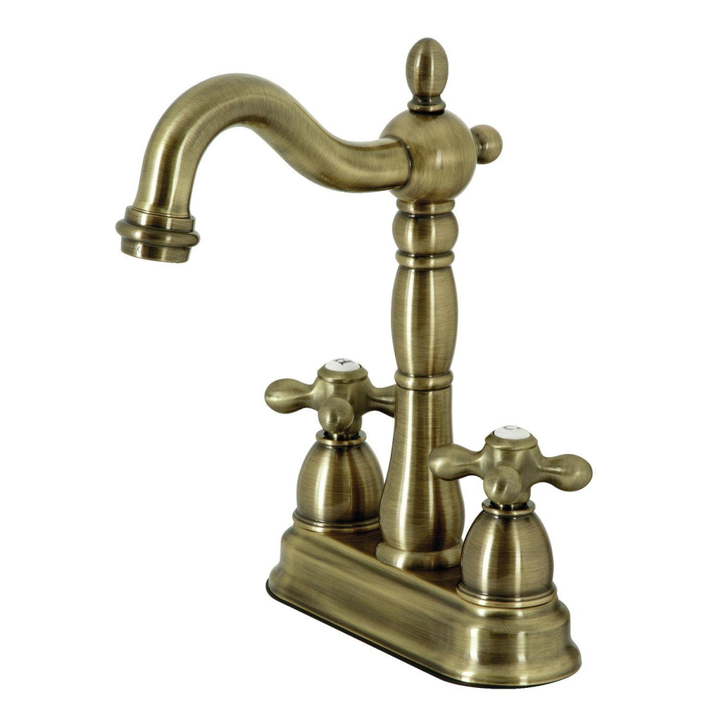 Heritage Two-Handle 2-Hole Deck Mount Bar Faucet