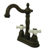 Heritage Two-Handle 2-Hole Deck Mount Bar Faucet