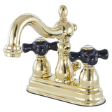 Duchess Double-Handle 3-Hole Deck Mount 4-Inch Centerset Bathroom Faucet with Pop-Up Drain
