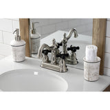 Duchess Double-Handle 3-Hole Deck Mount 4-Inch Centerset Bathroom Faucet with Pop-Up Drain