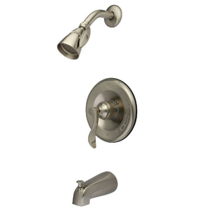 NuFrench Single-Handle 3-Hole Wall Mount Tub and Shower Faucet