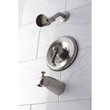 Single-Handle 3-Hole Wall Mount Tub and Shower Faucet