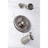 Single-Handle 3-Hole Wall Mount Tub and Shower Faucet