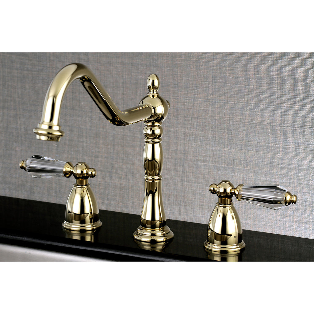 Wilshire Two-Handle 3-Hole Deck Mount Widespread Kitchen Faucet