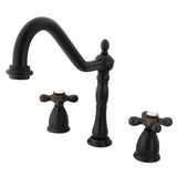 Heritage Two-Handle 3-Hole Deck Mount Widespread Kitchen Faucet