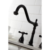 Essex Two-Handle 3-Hole Deck Mount Widespread Kitchen Faucet