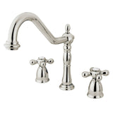 Heritage Two-Handle 3-Hole Deck Mount Widespread Kitchen Faucet