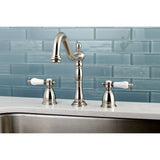 Bel-Air Two-Handle 3-Hole Deck Mount Widespread Kitchen Faucet