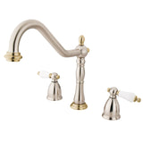 Heritage Two-Handle 3-Hole Deck Mount Widespread Kitchen Faucet