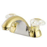 Naples Double-Handle 3-Hole Deck Mount 4-Inch Centerset Bathroom Faucet
