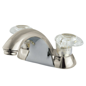 Naples Two-Handle 3-Hole Deck Mount 4" Centerset Bathroom Faucet