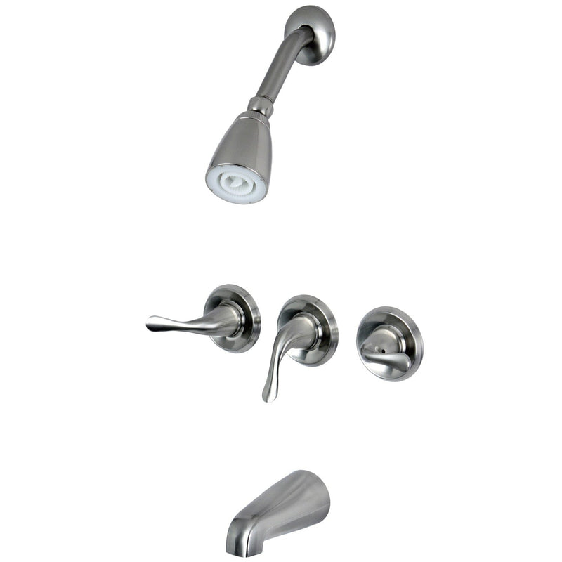 Yosemite Triple-Handle Tub and Shower Faucet