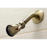 Victorian Three-Handle 5-Hole Wall Mount Tub and Shower Faucet