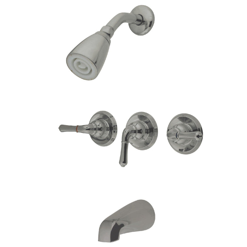 Magellan Triple-Handle Tub and Shower Faucet