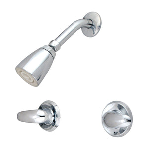 Two-Handle 3-Hole Wall Mount Shower Faucet