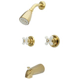 Victorian Double-Handle Tub and Shower Faucet