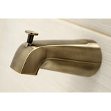 Victorian Two-Handle 4-Hole Wall Mount Tub and Shower Faucet