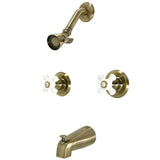 Victorian Double-Handle Tub and Shower Faucet