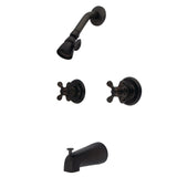 Victorian Double-Handle Tub and Shower Faucet