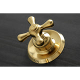 Victorian Two-Handle 4-Hole Wall Mount Tub and Shower Faucet