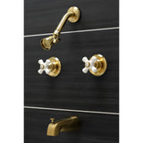 Victorian Double-Handle Tub and Shower Faucet