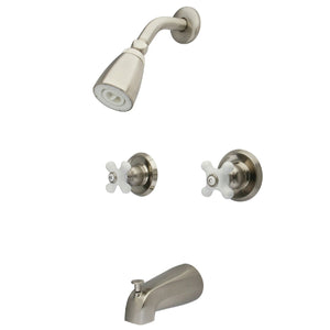 Victorian Double-Handle Tub and Shower Faucet