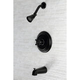 Single-Handle 3-Hole Wall Mount Tub and Shower Faucet