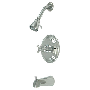 Single-Handle 3-Hole Wall Mount Tub and Shower Faucet Trim Only