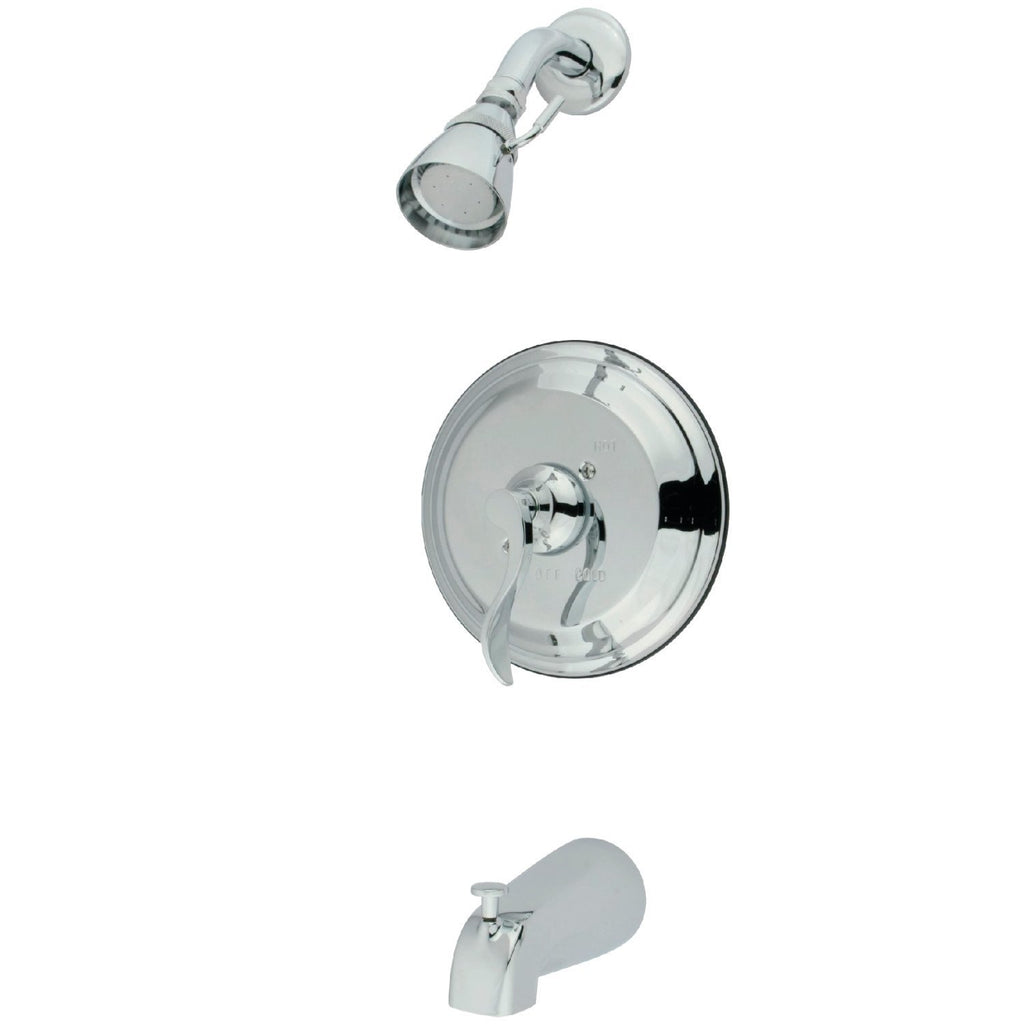 NuFrench Single-Handle 3-Hole Wall Mount Tub and Shower Faucet