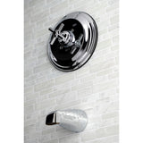 Single-Handle 2-Hole Wall Mount Tub and Shower Faucet Tub Only