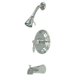 Naples Single-Handle 3-Hole Wall Mount Tub and Shower Faucet