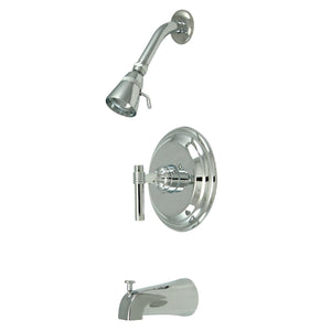 Milano Single-Handle 3-Hole Wall Mount Tub and Shower Faucet