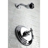 Single-Handle 2-Hole Wall Mount Shower Faucet