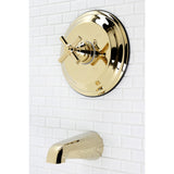 Single-Handle 2-Hole Wall Mount Tub and Shower Faucet Tub Only