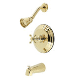 Single-Handle 3-Hole Wall Mount Tub and Shower Faucet