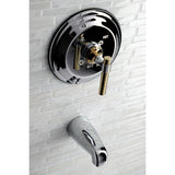 Milano Single-Handle 2-Hole Wall Mount Tub and Shower Faucet Tub Only