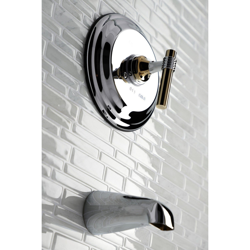 Milano Single-Handle 2-Hole Wall Mount Tub and Shower Faucet Tub Only