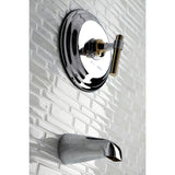 Milano Single-Handle 2-Hole Wall Mount Tub and Shower Faucet Tub Only