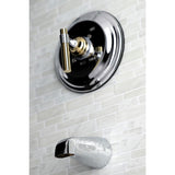 Milano Single-Handle 2-Hole Wall Mount Tub and Shower Faucet Tub Only