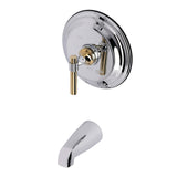 Milano Single-Handle 2-Hole Wall Mount Tub and Shower Faucet Tub Only