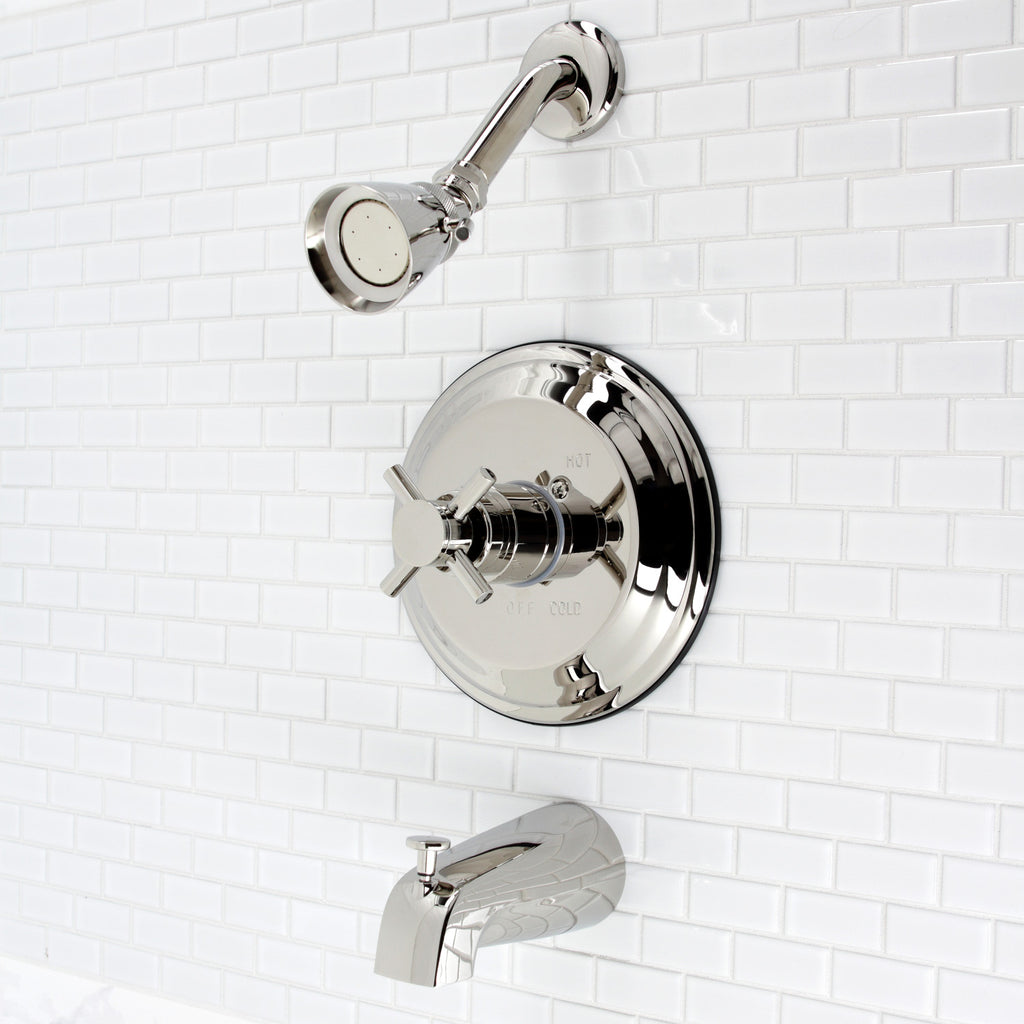 Concord Single-Handle 3-Hole Wall Mount Tub and Shower Faucet