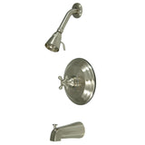 Single-Handle 3-Hole Wall Mount Tub and Shower Faucet